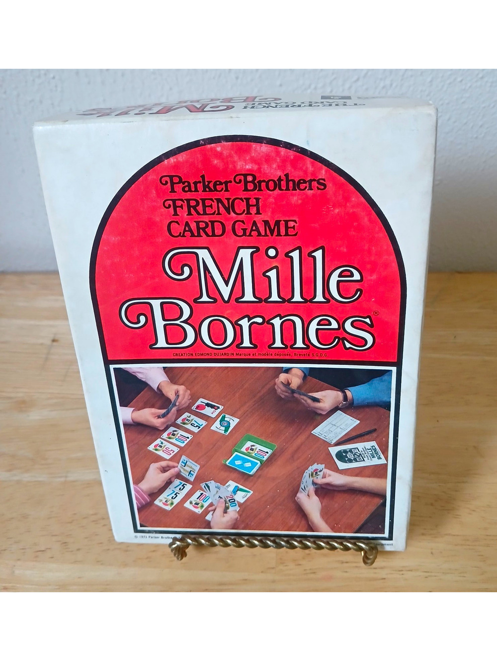 Parker Brothers Mille Bornes French Card Game 1964, 2-6 Players, Cars